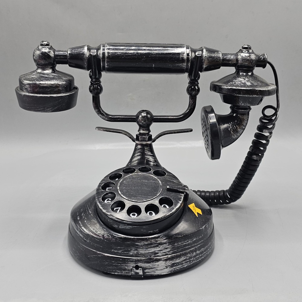 Gemmy Spooky Haunted Halloween Talking Telephone Victorian Phone Tested!